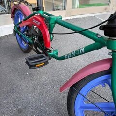J2093【リユースのサカイ柏店】 折りたたみ自転車　DAHON  グリーン　　クリーニング、簡易メンテナンス済み　★店頭にて試乗可★  中古自転車 　流山市 中古自転車 松戸市 中古自転車 我孫子市 中古自転車 船橋市 中古自転車 守谷市 中古自転車 取手市 中古自転車　の画像