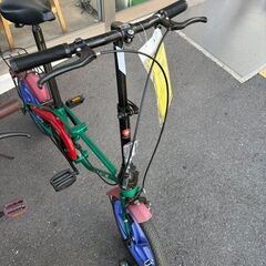 J2093【リユースのサカイ柏店】 折りたたみ自転車　DAHON  グリーン　　クリーニング、簡易メンテナンス済み　★店頭にて試乗可★  中古自転車 　流山市 中古自転車 松戸市 中古自転車 我孫子市 中古自転車 船橋市 中古自転車 守谷市 中古自転車 取手市 中古自転車　の画像