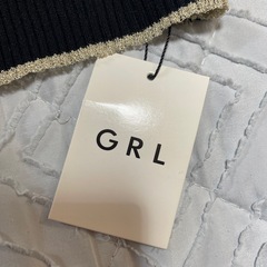 新品タグ付き　GRL  黒カーディガン　Mサイズの画像