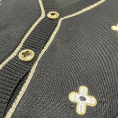 新品タグ付き　GRL  黒カーディガン　Mサイズの画像