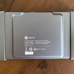 折り畳みキーボード_iClever_IC-BK08
の画像