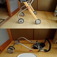 ほぼ新品■竹虎■ブレーキ＆トレイ付■室内用歩行車■トラストケアウォーカー「レッツゴー」■定価44550円（税込）の画像