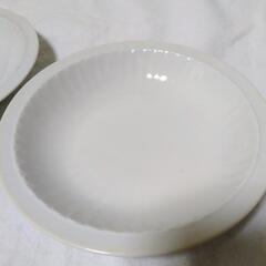 2枚セット☆白の丸プレートの画像