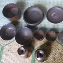 備前焼各種。の画像