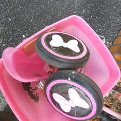 ミニー 自転車 訳あり 無料で差し上げますの画像