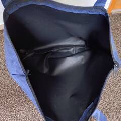 新品　紺無地　トートバッグの画像