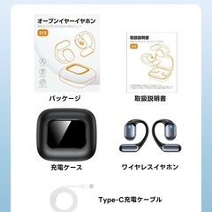 【新品未使用品】オープンイヤーイヤホンの画像