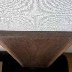 ローテーブル用ウォールナット一枚板、脚セットの画像
