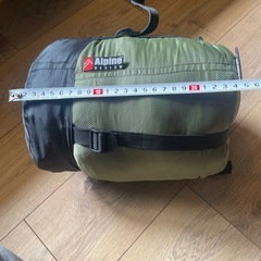 アウトドア キャンプ アルパインデザイン シュラフ 寝袋の画像