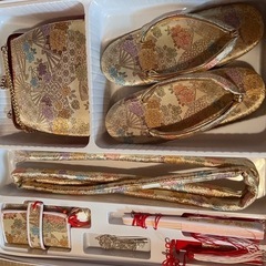 七五三7歳さん用箱せこ&作り帯のセットの画像