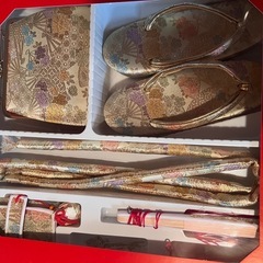 七五三7歳さん用箱せこ&作り帯のセットの画像