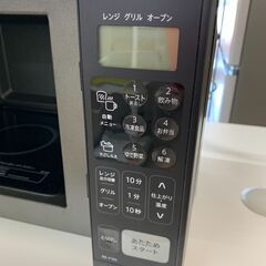 【ｼﾞｬﾝｸﾞﾙｼﾞｬﾝｸﾞﾙ金沢店】 電子レンジ シャープ RE-F163-B 2022年製 ※動作チェック済/当店3ヶ月保証の画像