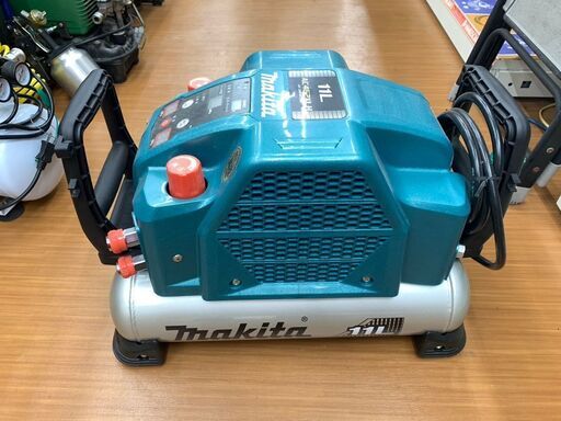 ▽【引取限定】マキタ エアコンプレッサー 高圧4口仕様 AC462XLH 青 makita【下関店】【中古】