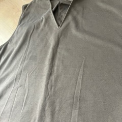 ワンピース　サロペット　ロングスカート　ブラウン　Mサイズの画像