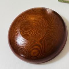 ケヤキ 木製皿 未使用保管品の画像