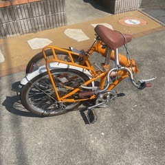 折りたたみ自転車 duomo 206 オレンジの画像