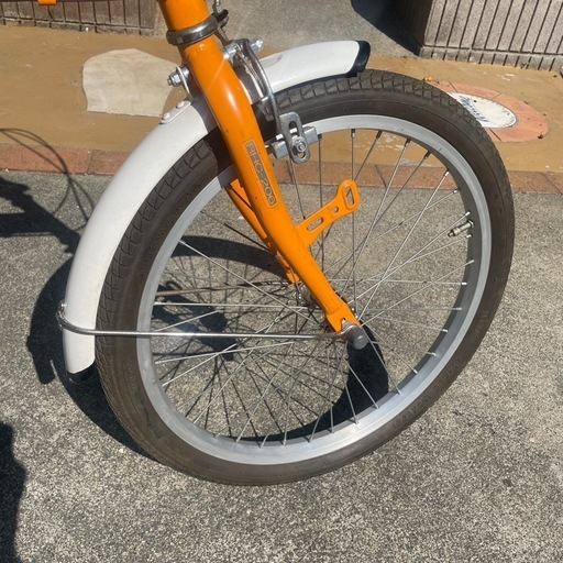 折りたたみ自転車 duomo 206 オレンジ (水戸のホシミスト) 水戸