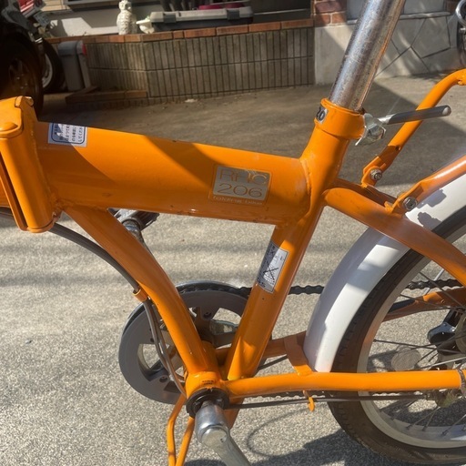 折りたたみ自転車 duomo 206 オレンジ (水戸のホシミスト) 水戸
