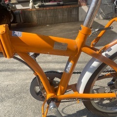 折りたたみ自転車 duomo 206 オレンジの画像