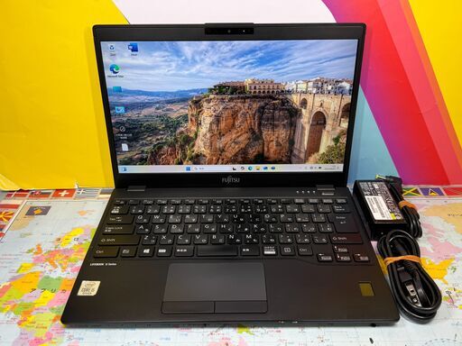 JC0822 極美品 富士通 U9310/E Office2024 第10世代 ノートPC 軽量　Win11