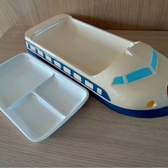 新幹線　お皿の画像