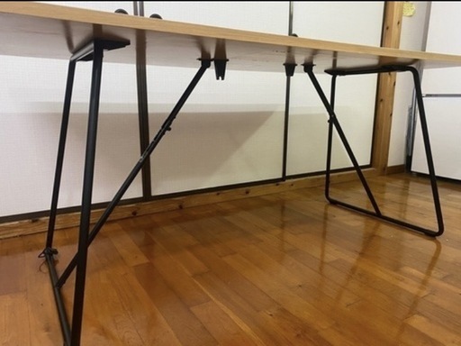 無印良品　木製折りたたみテーブル  １６０ｘ７０