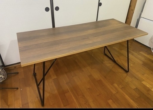 無印良品　木製折りたたみテーブル  １６０ｘ７０