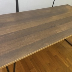 無印良品　木製折りたたみテーブル  １６０ｘ７０の画像