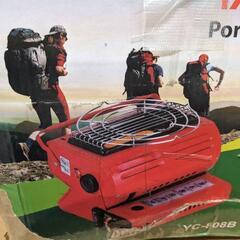 （ジャンク品）炊飯器、ポータブルガスヒーターの画像