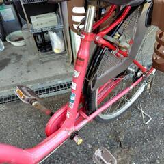 Petit Maman(ペティット　マンマ) 　アサヒ自転車　子供用載せチャイルドシート付き　ママチャリ　26インチ　３段変速　オートライトLED付きの画像
