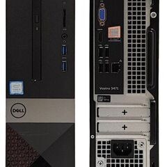 商談中★★超美品パソコンDELL Vodtro3267！windows11 CPUは４コアへSSD128GB変更さらにメモリー大幅UP12GBへ起動は高速！編集ソフトをインストール済み相場は１２０００円以上程度★の画像