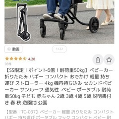 バギー　セカンドベビーカーの画像