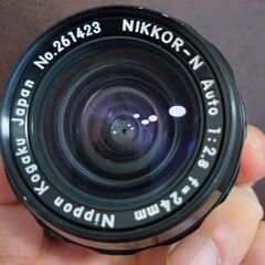 極上品　希少　nippon kogaku NIKKOR-N Auto 24mm F2.8の画像