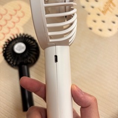 ハンディ扇風機2個の画像