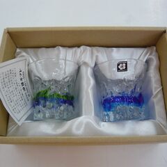 ID：220801　吹きガラス　２点セットの画像