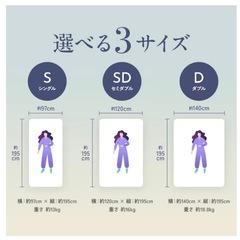 ダブルマットレス の画像