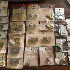 【問い合わせ停止中】カバン作りに♬.*ﾟ留め具＆持ち手セット！＋ご希望であればおまけも！の画像