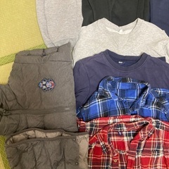 男児　140センチ　夏服、冬服のセットの画像