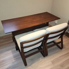 Muji Oak Wood Dining setの画像