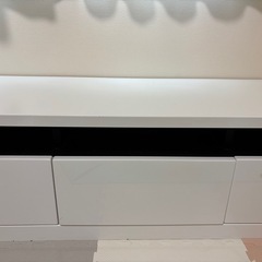 テレビボード　白の画像
