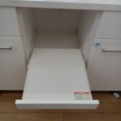 ★リユースのサカイつくば店★TK6423 NITORI レンジ台 ホワイト H83×D42×W120 クリーニング済みTKKAGU の画像