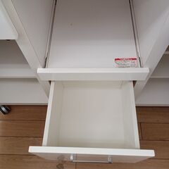 ★リユースのサカイつくば店★TK6423 NITORI レンジ台 ホワイト H83×D42×W120 クリーニング済みTKKAGU の画像