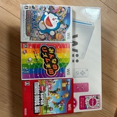 wii本体（wii party同梱版）+ソフト3本の画像
