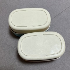 お弁当箱 ピンク ブルー 2個セットの画像
