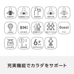 omron 体重計の画像