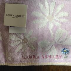②LAURAASHLEYタオルハンカチミニサイズタグ付未使用。の画像