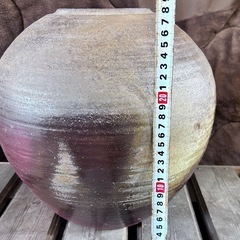 備前焼　水がめの画像