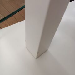 ★リユースのサカイつくば店★TK6428 IKEA テーブル ホワイト H45×D55×W55 クリーニング済みTKKAGU の画像