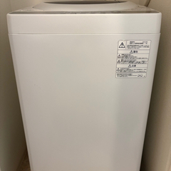 【取りに来られる方限定0円！】TOSHIBA 5kg 2019年製　全自動洗濯機の画像