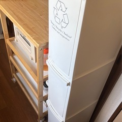 キッチン用ゴミ箱・3段・密閉の画像